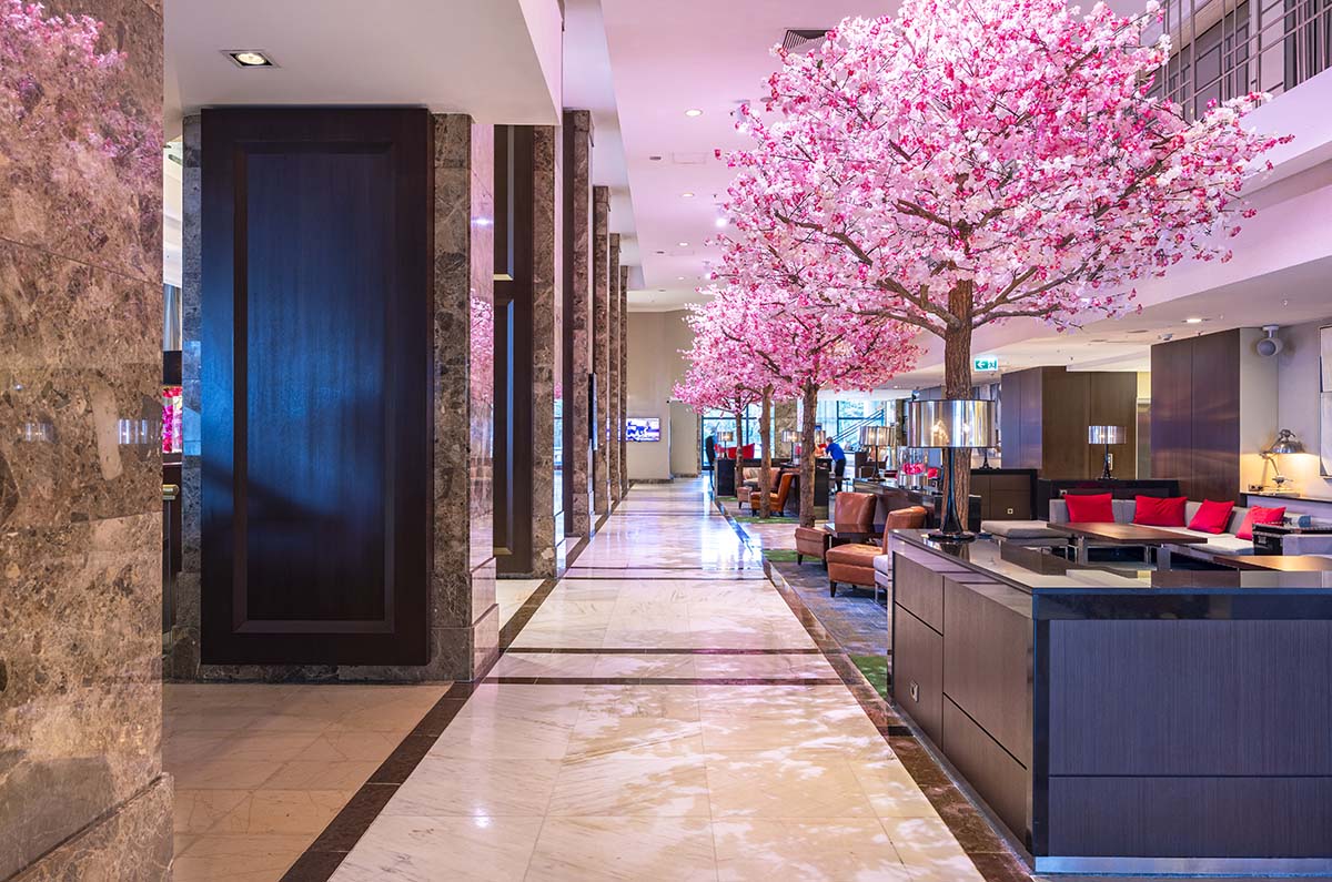 Hotel lobby